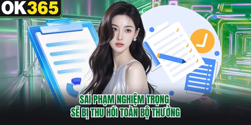 Sai phạm nghiệm trọng sẽ bị thu hồi toàn bộ thưởng